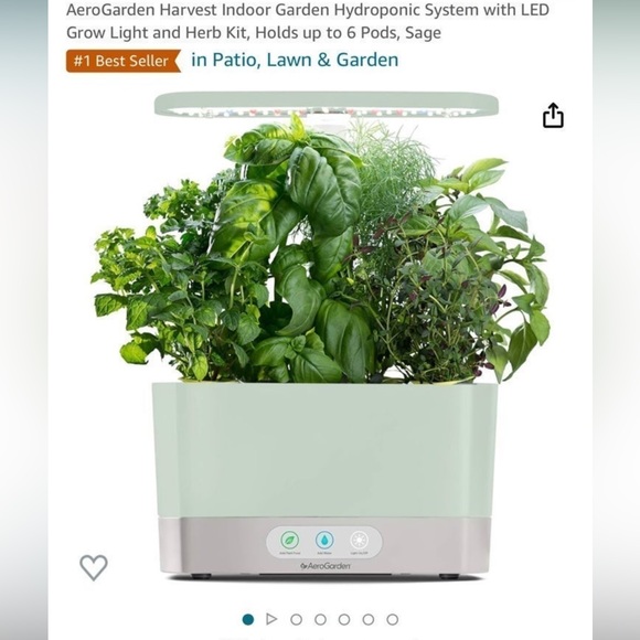 AeroGarden Harvest in Sage— Excellent Condition! - Picture 2 of 3